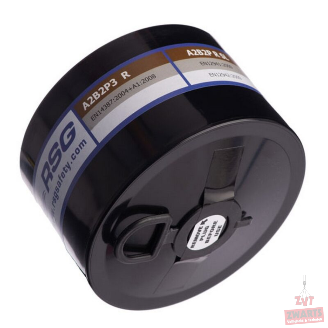 A2B2P3 klasse 2 filter met roldraad aansluiting