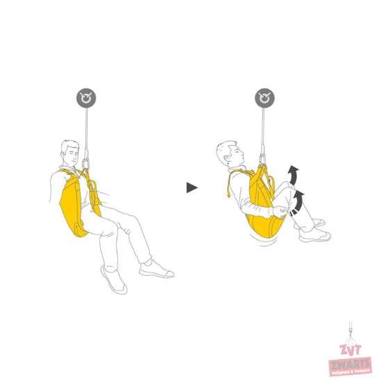 Petzl PITAGOR Evacuatie driehoek voor reddingsoperaties