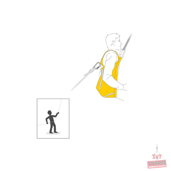 Petzl PITAGOR Evacuatie driehoek voor reddingsoperaties