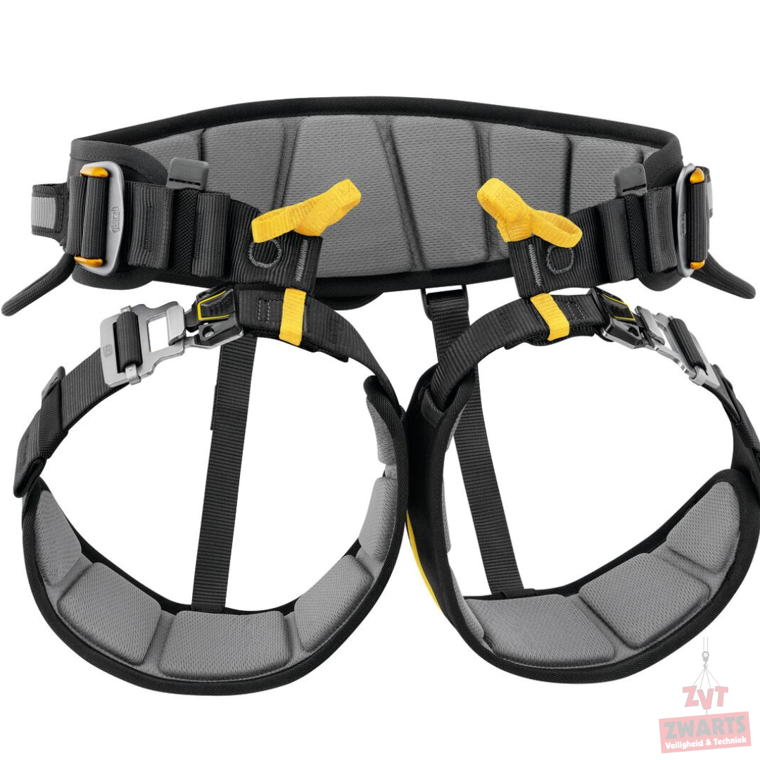 Petzl FALCON ASCENT Reddingsharnas Licht en comfortabel