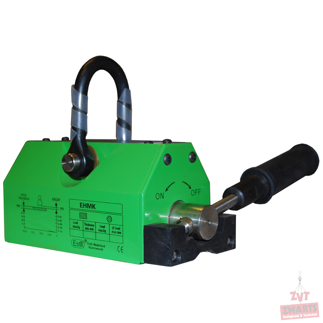 Hefmagneet met kantelbaar hijsoog 3 ton - 1,5 ton