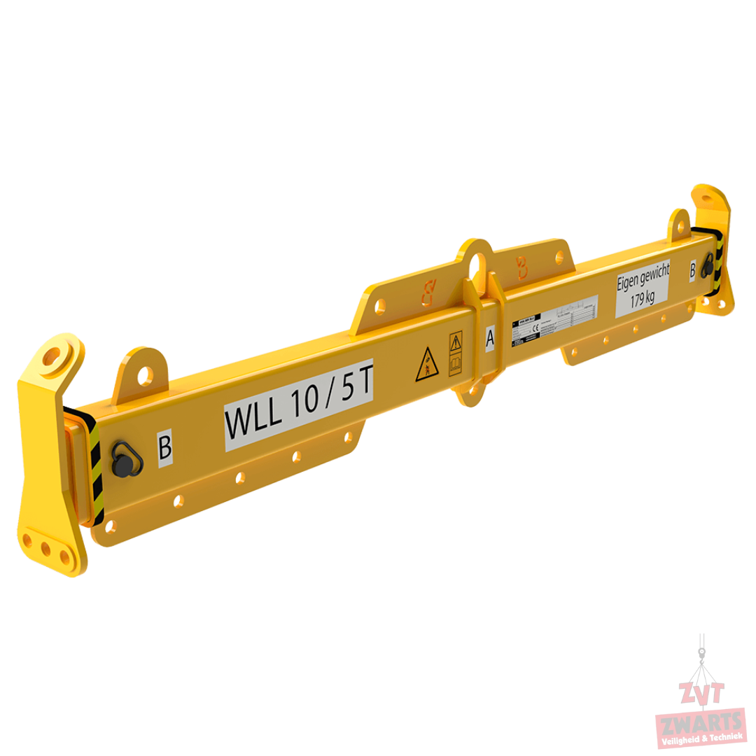 Uitschuifbare evenaar type 2