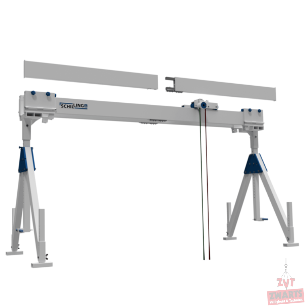 Schilling Aluminium portaalkraan dubbele balk  klein