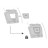 Petzl Slot Adapt helm montage voor lamp
