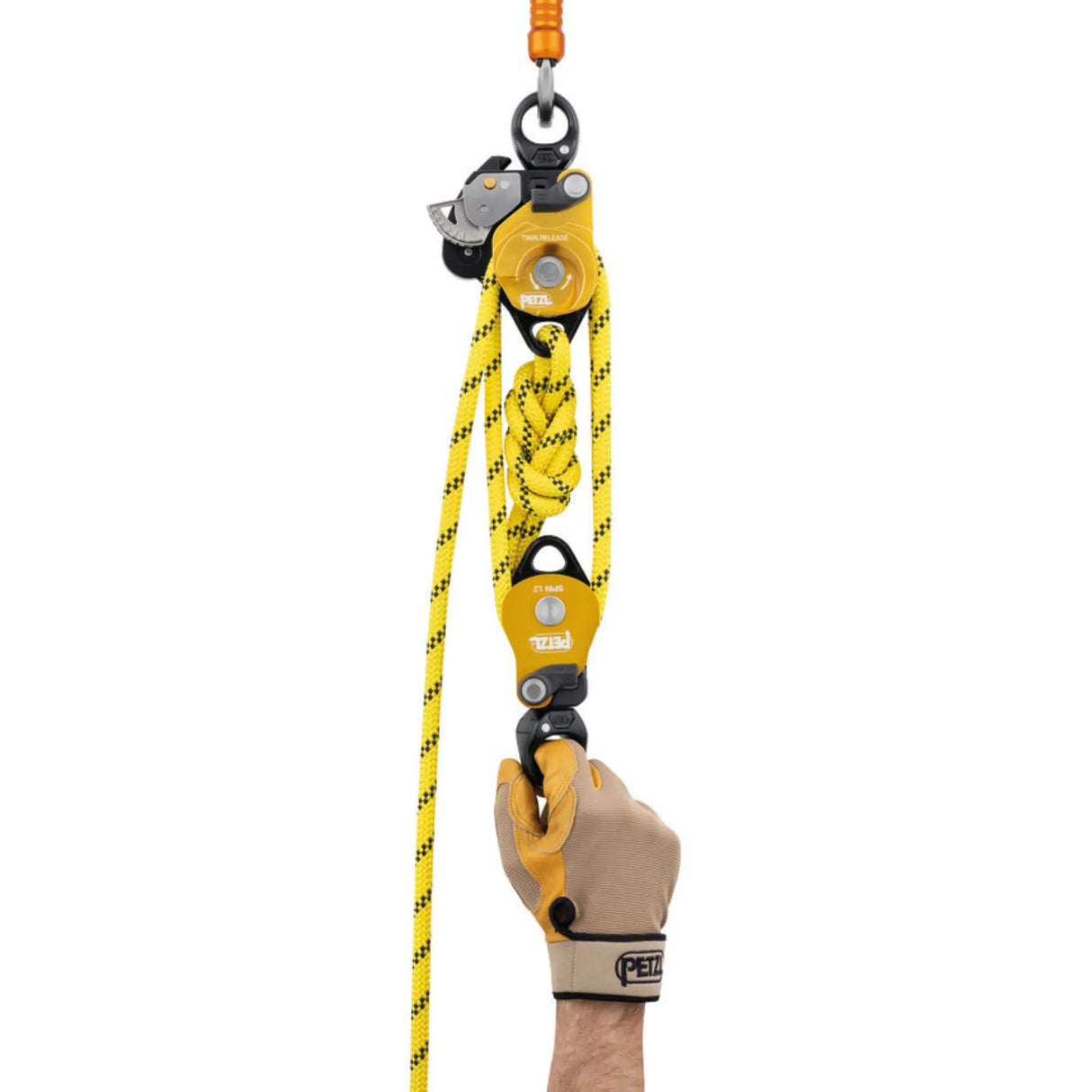 Petzl Katrol TWIN RELEASE Dubbel Katrol met Afdaalfunctie